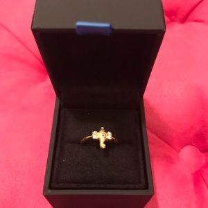 22k Ganesh ring size 6